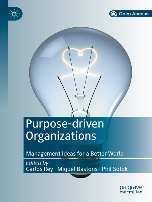 Title details for Purpose-driven Organizations by Carlos Rey - Available